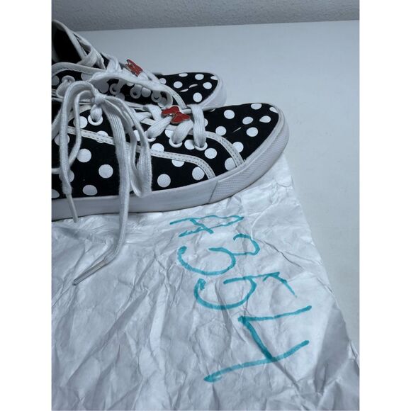 Disney Parks Minnie Mouse Polka Dot Canvas Sneakers Women’s Size 8 - Picture 14 of 14